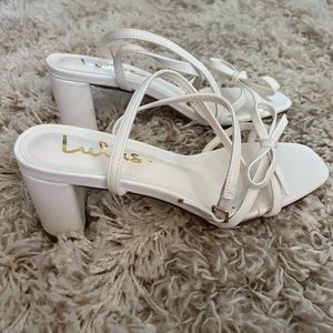 Lulus white heels